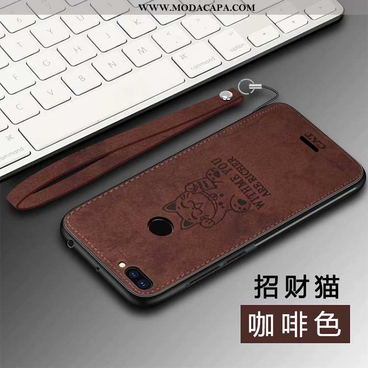 Capa Xiaomi Redmi 6 Slim Personalizado Cases Catinet Tecido Pequena Malha Comprar