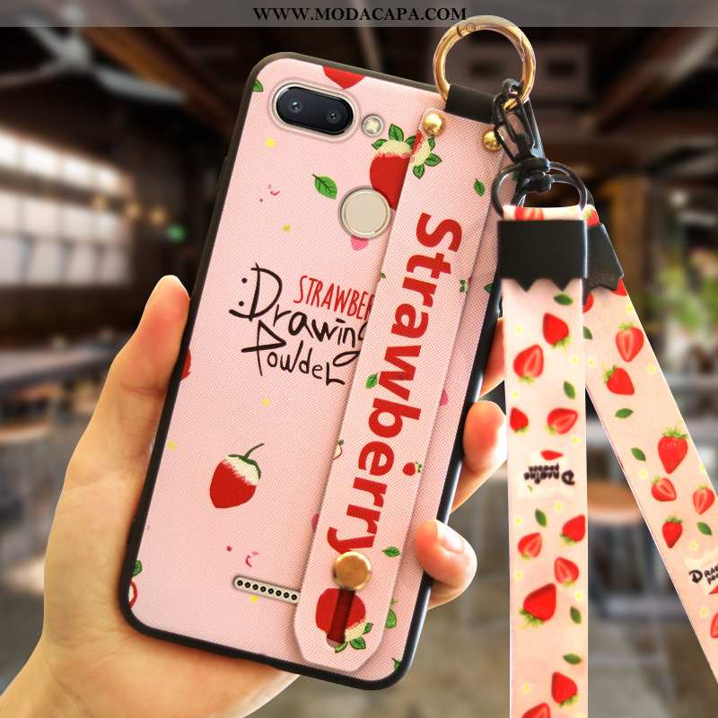 Capas Xiaomi Redmi 6 Personalizado Telemóvel Soft Criativas Telinha Antiqueda Baratos