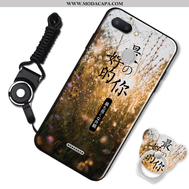 Capa Xiaomi Redmi 6 Soft Desenho Animado Silicone Tendencia Pequena Bonitos Criativas Barato