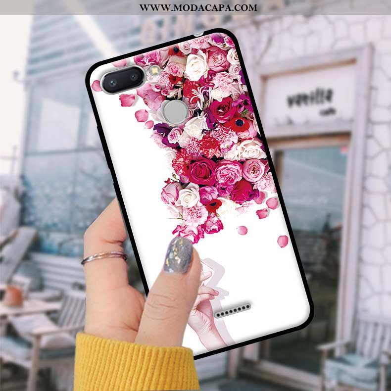 Capas Xiaomi Redmi 6 Tendencia Protetoras Soft Azul Telemóvel Telinha Comprar