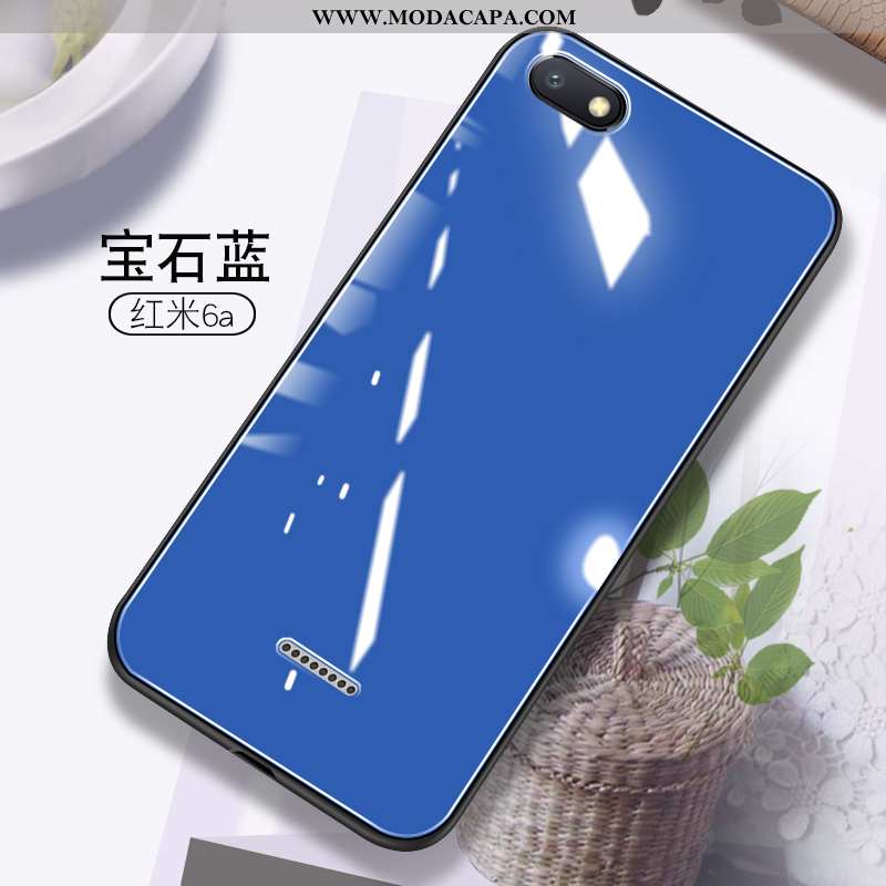 Capas Xiaomi Redmi 6a Criativas Soft Tendencia Aço Telemóvel Verde Completa Baratas