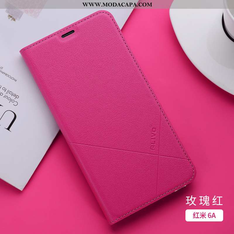 Capas Xiaomi Redmi 6a Silicone Criativas Cases Completa Pequena Couro Vermelho Venda