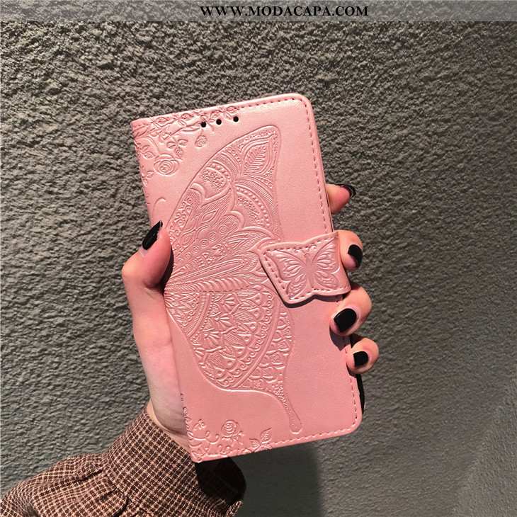 Capas Xiaomi Redmi 6a Protetoras Telinha Suporte Couro Azul Cover Cases Baratas