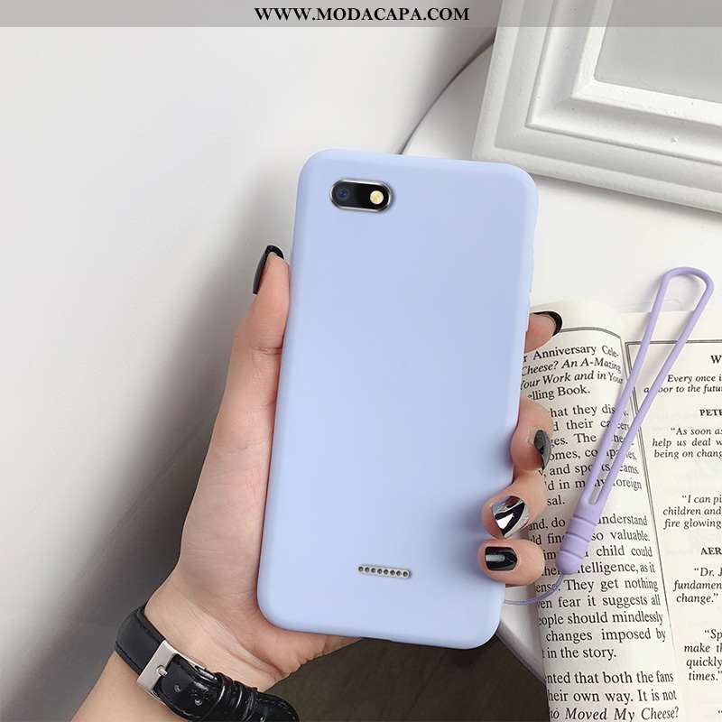 Capas Xiaomi Redmi 6a Silicone Lisas Novas Completa Cases Personalizada Baratos