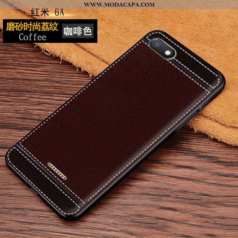 Capa Xiaomi Redmi 6a Fosco Cordao Antiqueda Pequena Vermelho Capas Tendencia Baratas