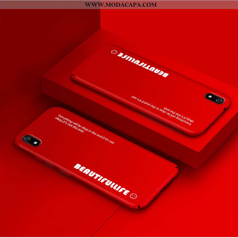 Capa Xiaomi Redmi 7a Protetoras Antiqueda Cases Vermelho Azul Telemóvel Tendencia Baratos