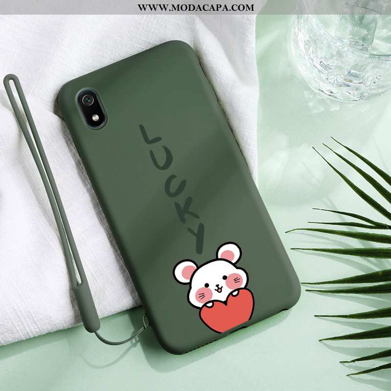 Capas Xiaomi Redmi 7a Estilosas Cases Novas Telinha Tendencia Telemóvel Silicone Baratas