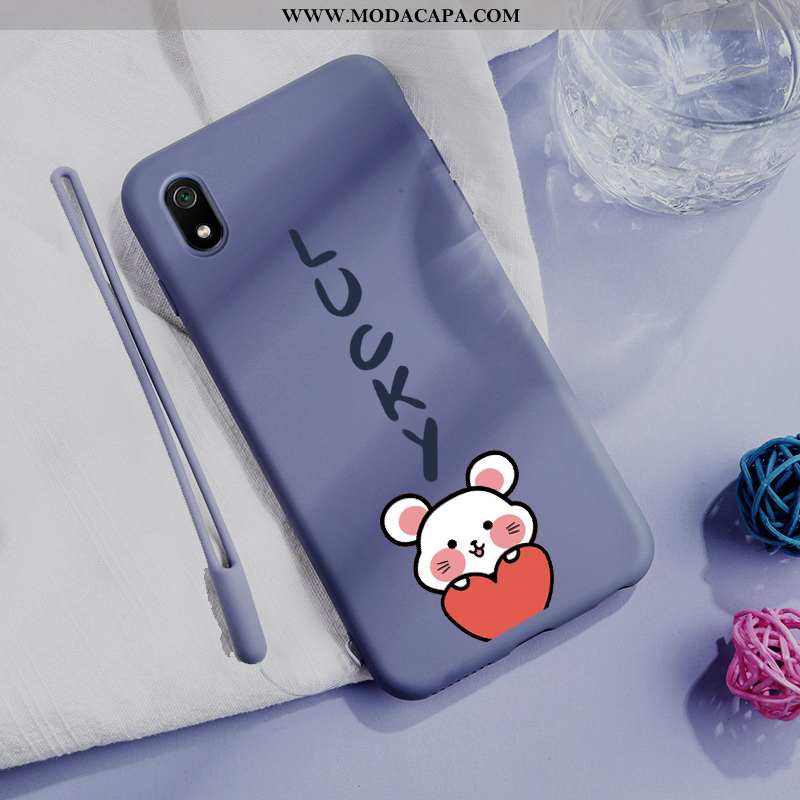 Capas Xiaomi Redmi 7a Estilosas Cases Novas Telinha Tendencia Telemóvel Silicone Baratas