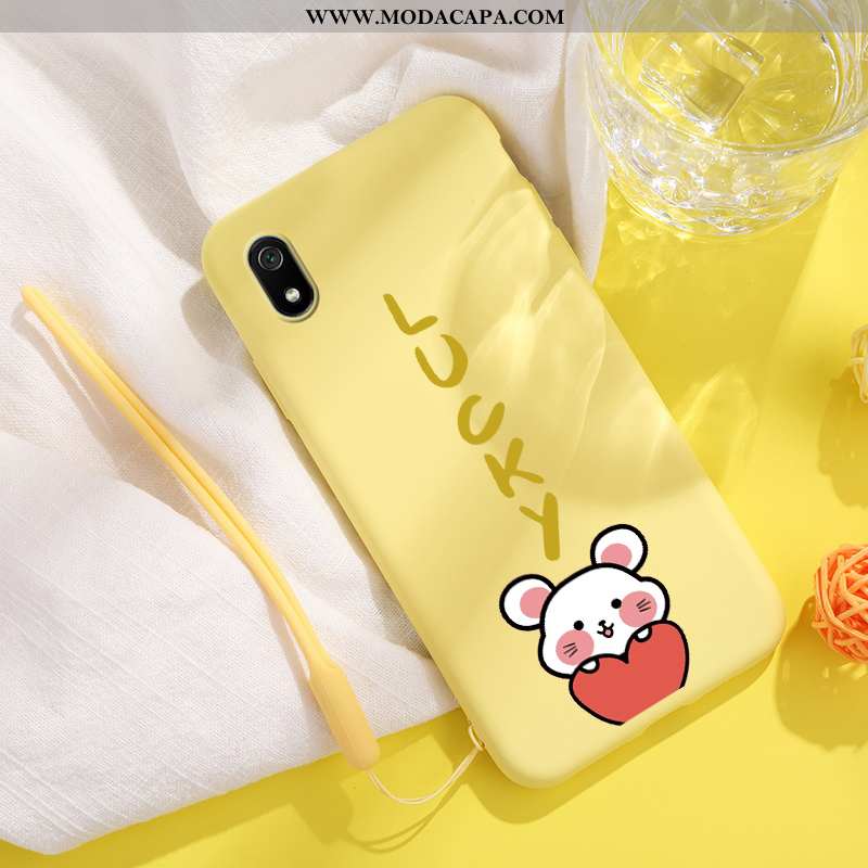 Capas Xiaomi Redmi 7a Estilosas Cases Novas Telinha Tendencia Telemóvel Silicone Baratas