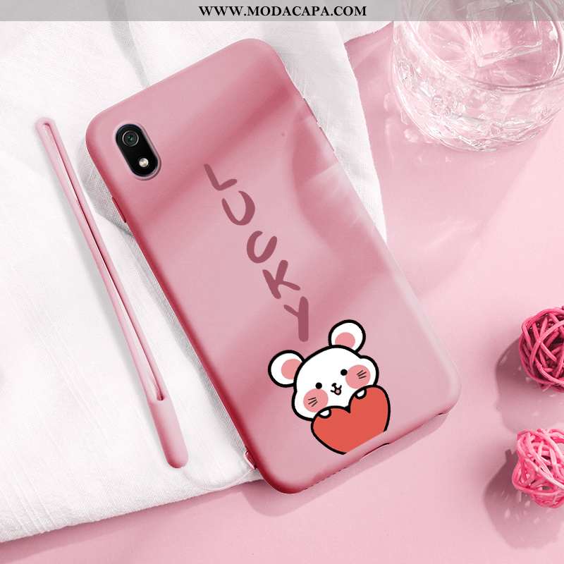 Capas Xiaomi Redmi 7a Estilosas Cases Novas Telinha Tendencia Telemóvel Silicone Baratas