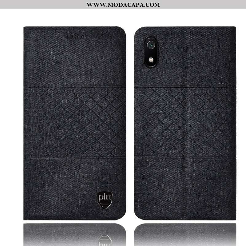 Capa Xiaomi Redmi 7a Protetoras Antiqueda Cases Completa Couro Rosa Vermelho Baratos