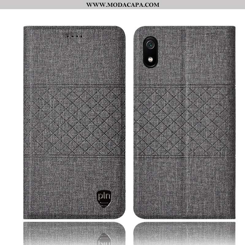 Capa Xiaomi Redmi 7a Protetoras Antiqueda Cases Completa Couro Rosa Vermelho Baratos