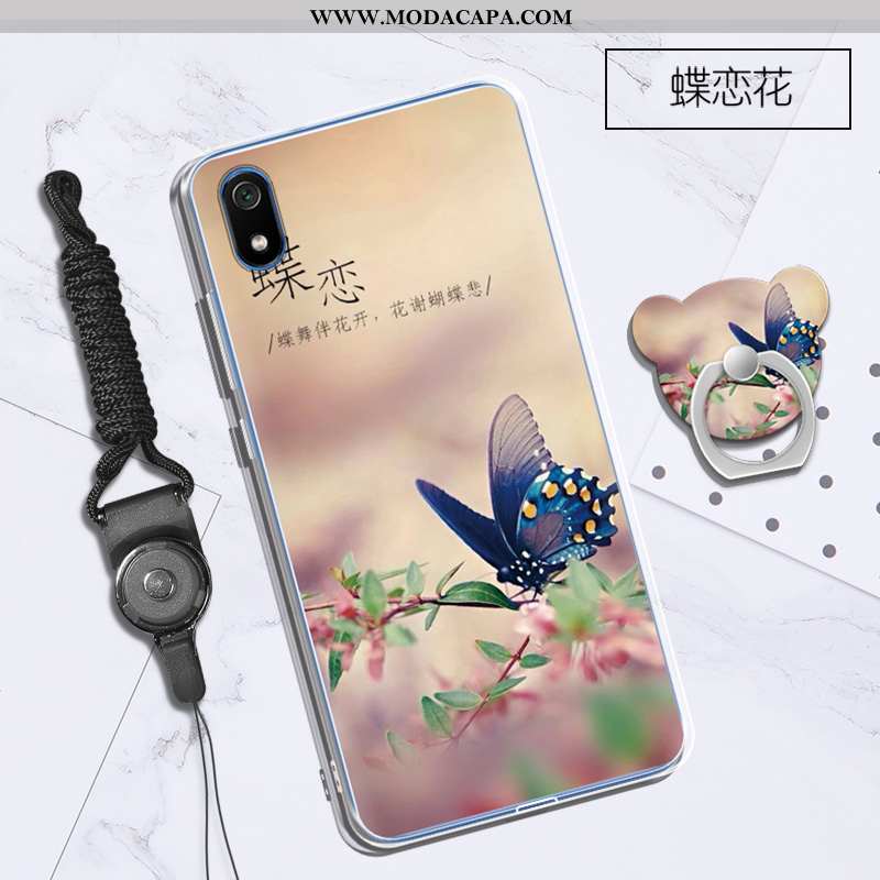 Capa Xiaomi Redmi 7a Desenho Animado Antiqueda Soft Completa Personalizado Cases Roxa Online