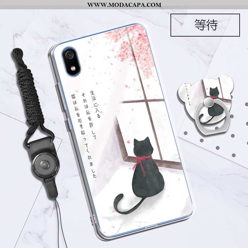 Capa Xiaomi Redmi 7a Desenho Animado Antiqueda Soft Completa Personalizado Cases Roxa Online