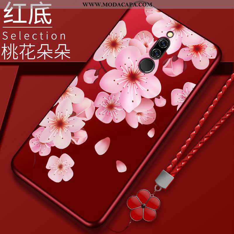 Capas Xiaomi Redmi 8 Original Protetoras Preto Criativas Soft Malha Fosco Online