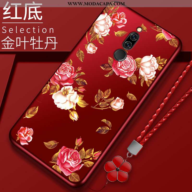 Capas Xiaomi Redmi 8 Original Protetoras Preto Criativas Soft Malha Fosco Online