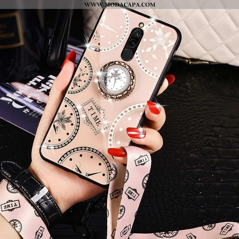 Capa Xiaomi Redmi 8 Soft Malha Silicone Cases Capas Completa Protetoras Venda