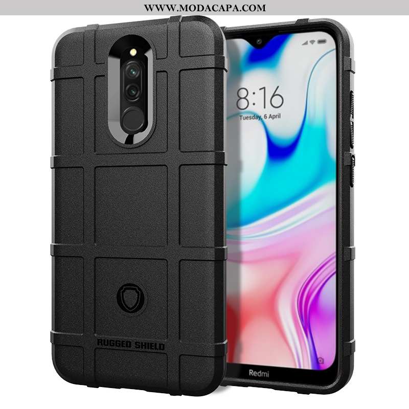 Capa Xiaomi Redmi 8 Silicone Personalizado Fosco Criativas Soft Completa Tendencia Barato