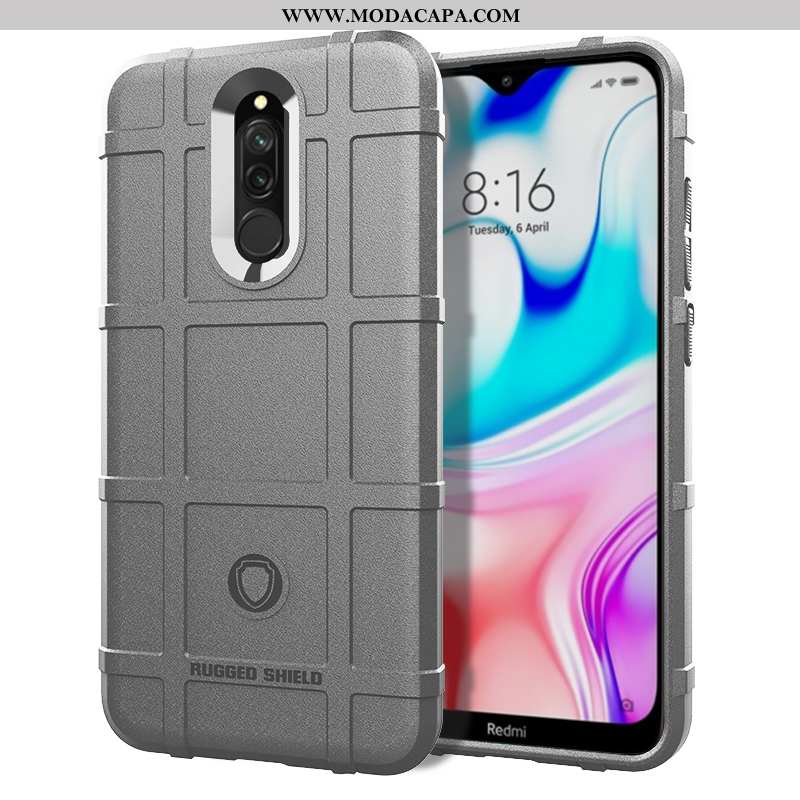 Capa Xiaomi Redmi 8 Silicone Personalizado Fosco Criativas Soft Completa Tendencia Barato