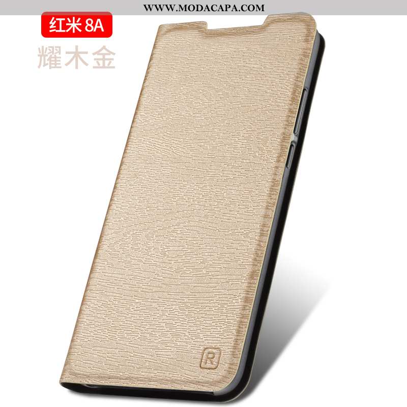 Capas Xiaomi Redmi 8a Personalizado Vermelho Couro Pequena Antiqueda Tendencia Cover Promoção