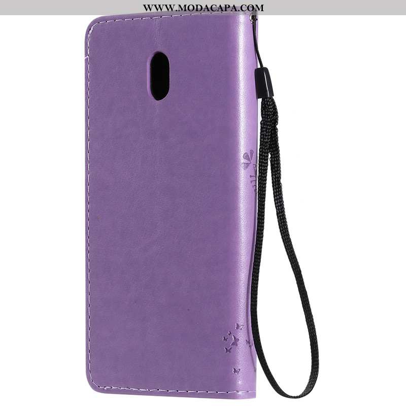 Capas Xiaomi Redmi 8a Couro Roxa Cover Vermelho Telemóvel Cases Venda