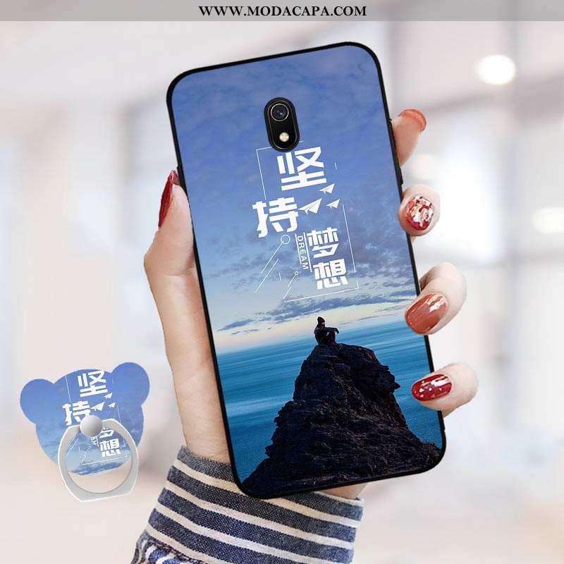 Capa Xiaomi Redmi 8a Personalizado Cases Desenho Animado Tendencia Pequena Vermelho Azul Promoção