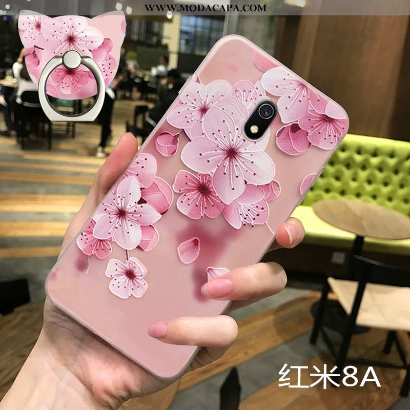 Capas Xiaomi Redmi 8a Transparente Cordao Tendencia Silicone Soft Novas Protetoras Promoção