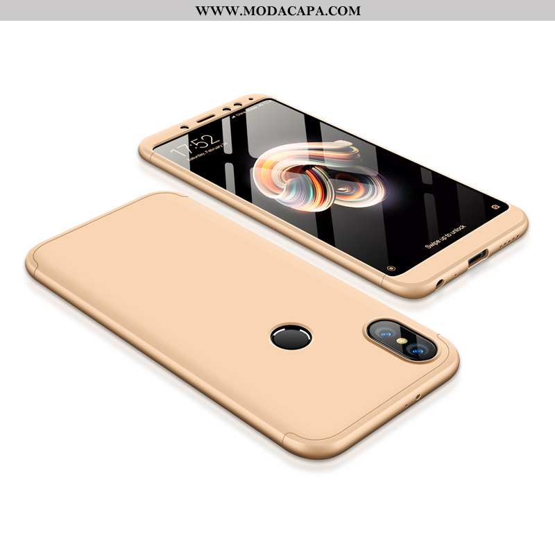 Capas Xiaomi Redmi Note 5 Fosco Antiqueda Cases Nova Telemóvel Dourado Online