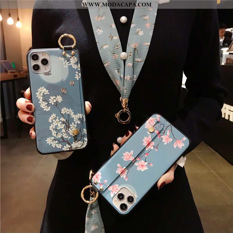 Capas Xiaomi Redmi Note 7 Silicone Wrisband Vermelho Protetoras Cases Florais Midi Barato