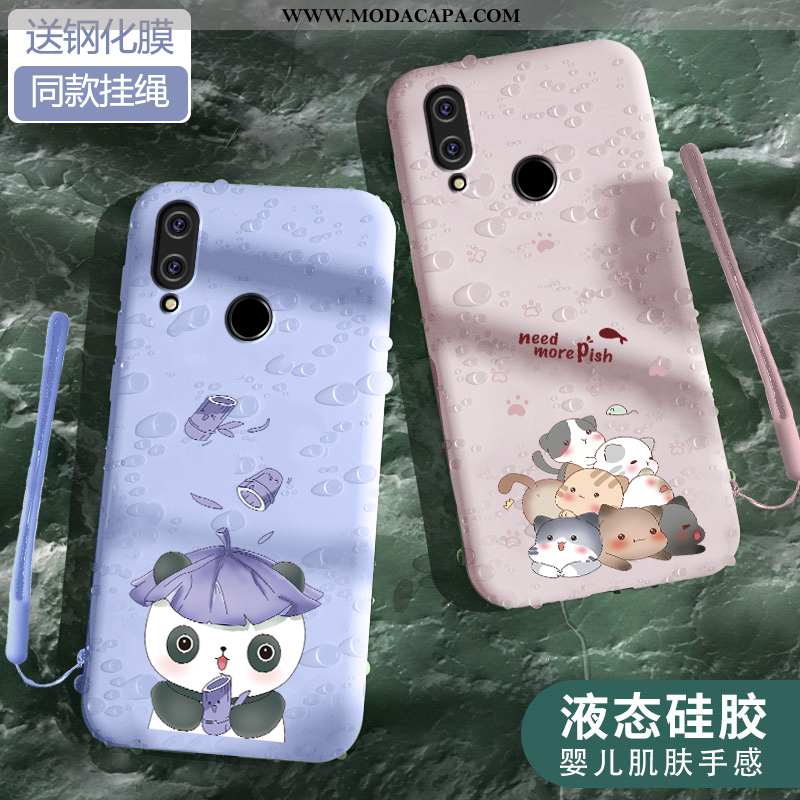 Capa Xiaomi Redmi Note 7 Tendencia Slim Soft Bonitos Telinha Anime Super Comprar