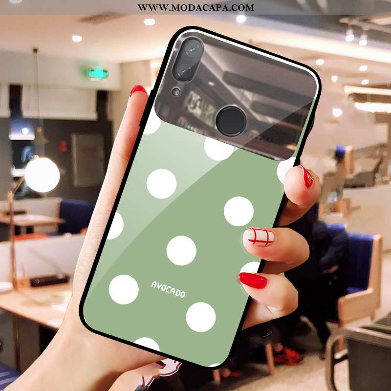 Capas Xiaomi Redmi Note 7 Vidro Laranja Novas Telinha Verde Vaca Frente Baratos