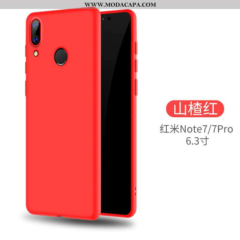 Capa Xiaomi Redmi Note 7 Super Completa Soft Telinha Tendencia Telemóvel Capas Baratos