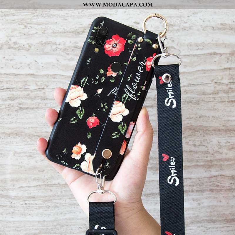 Capas Xiaomi Redmi Note 7 Silicone Telemóvel Vermelho Branco Protetoras Vintage Cordao Online