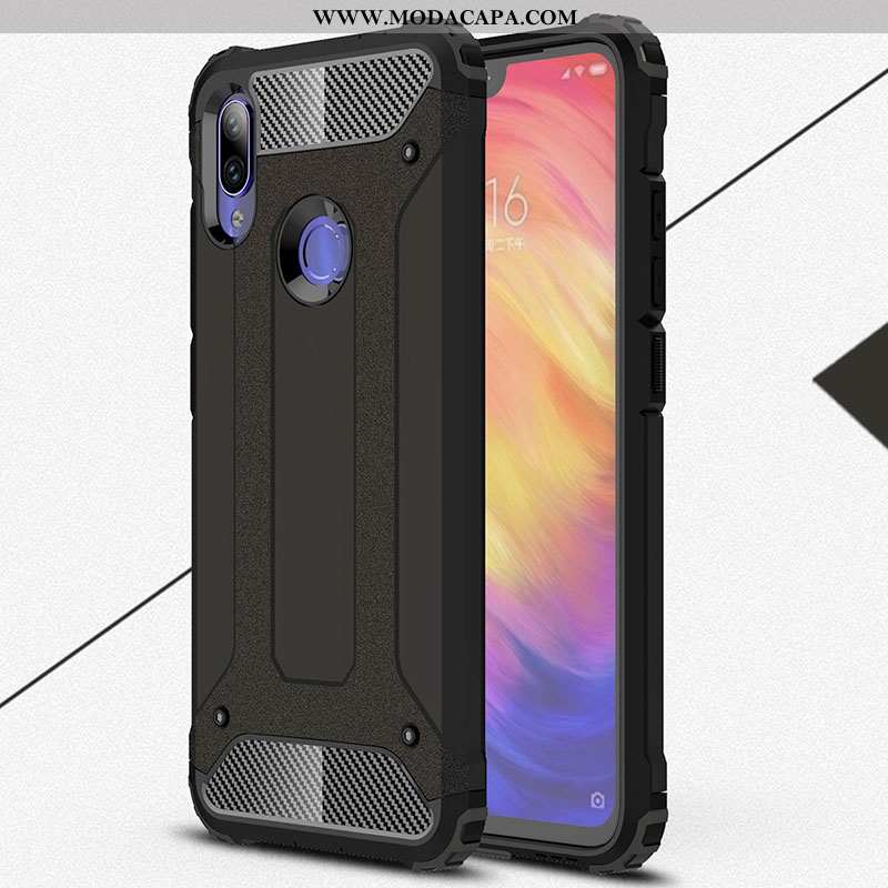 Capas Xiaomi Redmi Note 7 Soft Preto Antiqueda Telemóvel Protetoras Silicone Barato