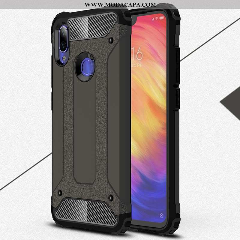 Capas Xiaomi Redmi Note 7 Soft Preto Antiqueda Telemóvel Protetoras Silicone Barato