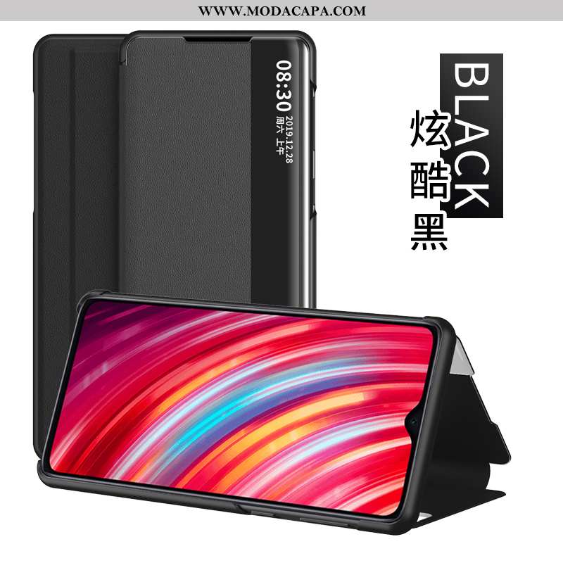 Capa Xiaomi Redmi Note 8 Pro Criativas Couro Telemóvel Cases Cover Vermelho Negócio Comprar