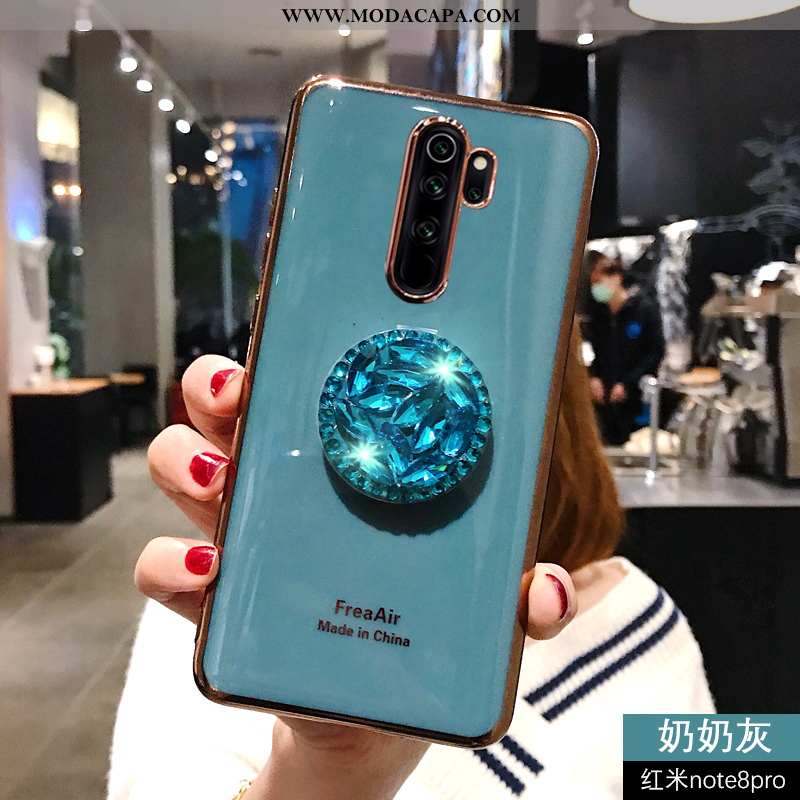 Capas Xiaomi Redmi Note 8 Pro Protetoras Pequena Estiloso Completa Strass Nova Comprar