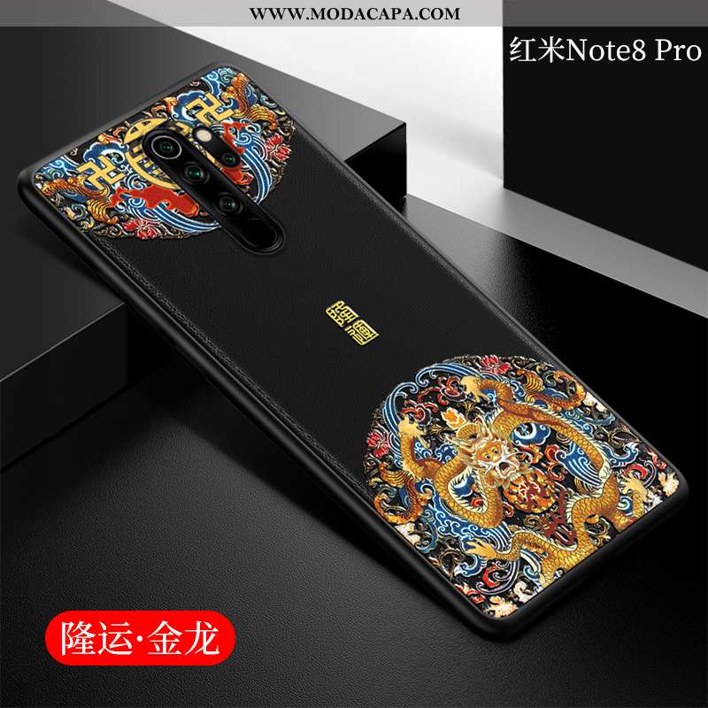 Capas Xiaomi Redmi Note 8 Pro Couro Protetoras Telinha Completa Antiqueda Telemóvel Online