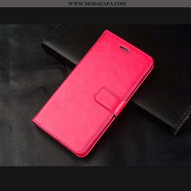 Capas Xiaomi Redmi Note 8 Pro Couro Silicone Cover Cases Vermelho Aço Online