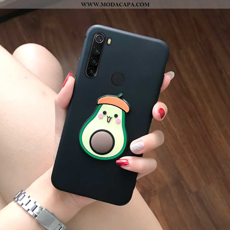 Capas Xiaomi Redmi Note 8t Silicone Preto Personalizada Vaca Telemóvel Criativas Cases Baratas