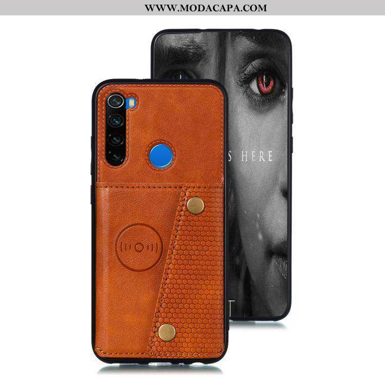 Capas Xiaomi Redmi Note 8t Silicone Cases Preto Vermelho Telemóvel Suporte Venda