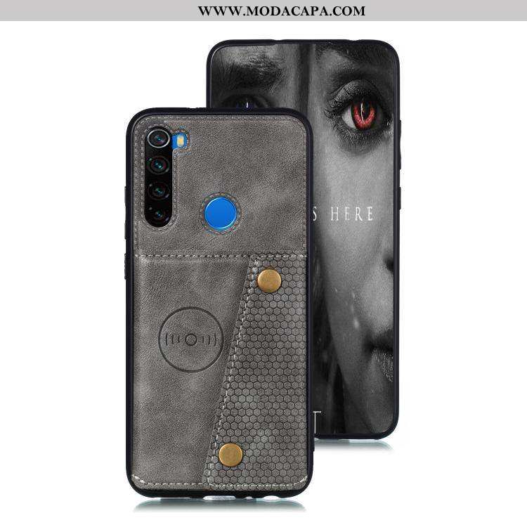 Capas Xiaomi Redmi Note 8t Silicone Cases Preto Vermelho Telemóvel Suporte Venda