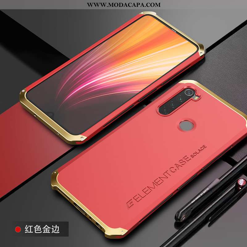 Capa Xiaomi Redmi Note 8t Silicone Antiqueda Completa Telemóvel Tendencia Protetoras Simples Promoçã