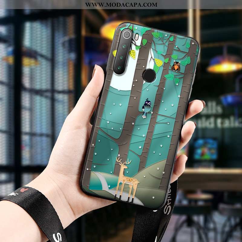 Capas Xiaomi Redmi Note 8t Bonitos Fosco Telinha Cases Soft Telemóvel Protetoras Baratos