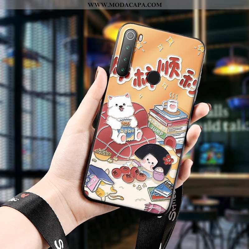 Capa Xiaomi Redmi Note 8t Soft Protetoras Sorte Cases Capas Telemóvel Silicone Promoção