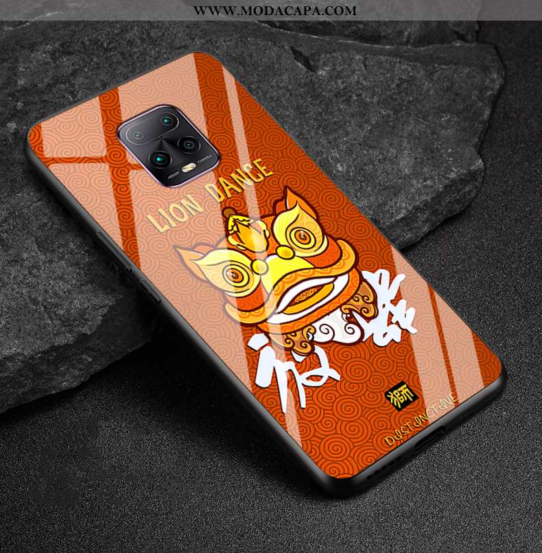 Capa Xiaomi Redmi Note 9 Pro Vidro Customizadas Telemóvel Criativas Completa Protetoras Silicone Bar