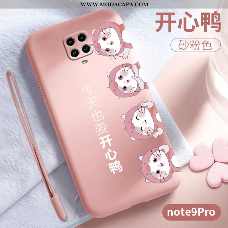 Capas Xiaomi Redmi Note 9 Pro Desenho Animado Criativas Soft Completa Cases Tendencia Protetoras Com