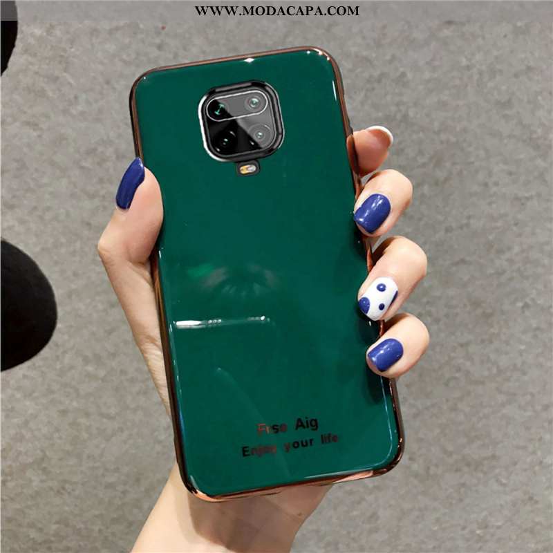 Capa Xiaomi Redmi Note 9 Pro Tendencia Antiqueda Vermelho Soft Capas Completa Telemóvel Comprar