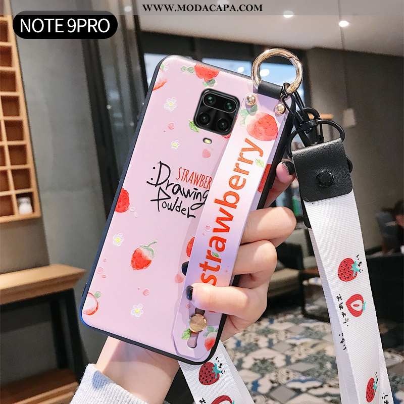 Capas Xiaomi Redmi Note 9 Pro Protetoras Criativas Soft Estiloso Rosa Cases Silicone Comprar