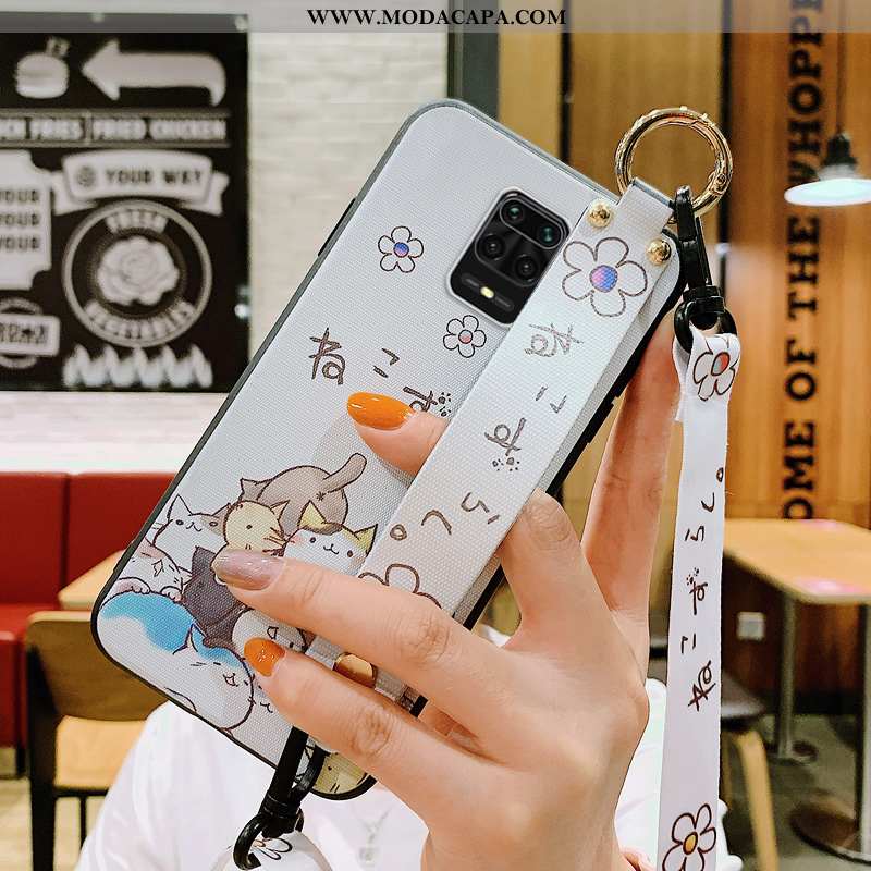 Capa Xiaomi Redmi Note 9 Pro Silicone Capas Desenho Animado Wrisband Personalizado Pequena Fofas Bar